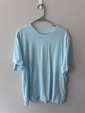 Nike Men’s Pale Blue Short Sleeve Logo Tee